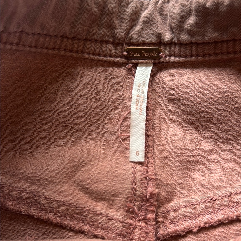 Free People Dusty Rose High Rise Sailor Pant 6 - Picture 2 of 4
